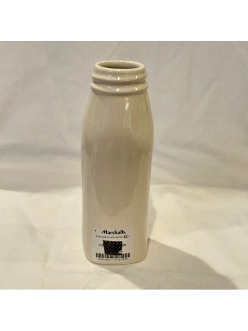 Rae Dunn Stems Milk Bottle Vase Ceramic Artisan Magenta Minimalist Decor Gift
